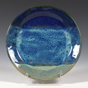 Green Tea SW108 over Blue Surf SW100 Stoneware Combination
