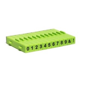Attachable Numbers Stamp Set - 12 pcs