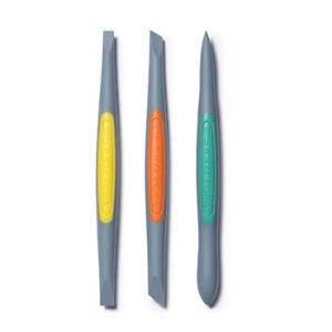 CLAY FINISHING TOOLS (Medium): STRONG-FIRM SILICONE SET (3PCS)