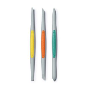 CLAY FINISHING TOOLS (SMALL): Flex-FIRM SILICONE SET (3PCS)