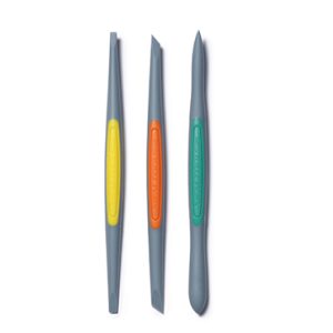 CLAY FINISHING TOOLS (SMALL): STRONG-FIRM SILICONE SET (3PCS)