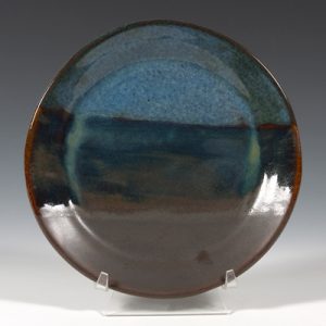 SW-104 Black Walnut under SW-101 Stoned Denim