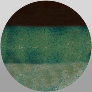 Green Tea SW108 over Black Walnut SW-104 Stoneware Glaze Combination