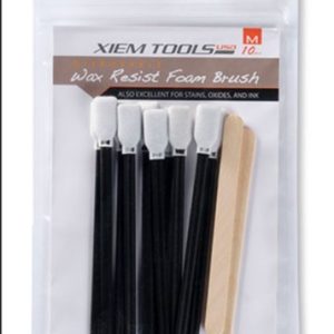 Wax Resist Foam Brush - Medium (10-Pieces)