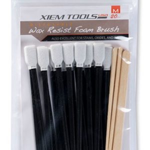 Wax Resist Foam Brush - Medium (20-Pieces)