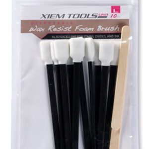Wax Resist Foam Brush - Large (10-Pieces)