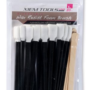 Wax Resist Foam Brush - Large (20-Pieces)