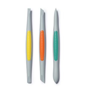 CLAY FINISHING TOOLS (Medium): Flex-FIRM SILICONE SET (3PCS)
