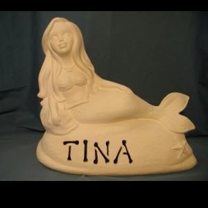 Ariel Mermaid w/name cut out and light kit