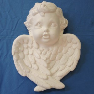 Lg. Cherub Face Plaque