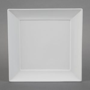 Ceramic Bisque Square Charger - Case of 6