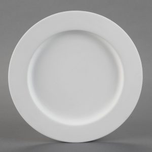 Ceramic Bisque Rimmed Charger - Case of 6