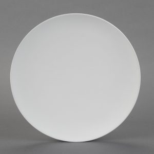 Ceramic Bisque Coupe Charger