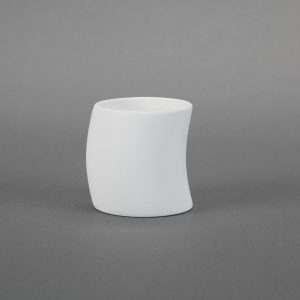 Ceramic Bisque Wonky Vessel - Short