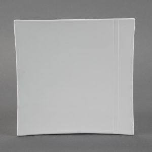 Ceramic Bisque Asian Square Sushi Plate