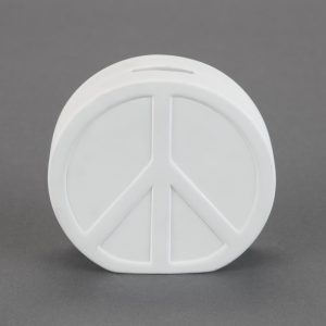 Sm. Peace Sign Bank- Case of 6