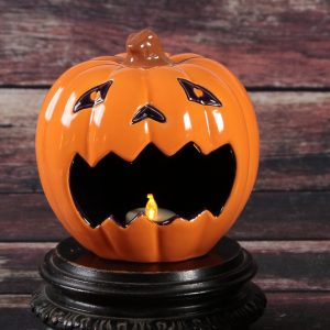 Frightful Pumpkin Candy Holder