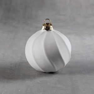 RIBBON STRIPED ORNAMENT