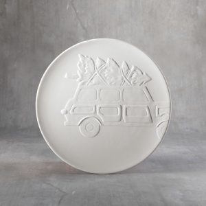 STATION WAGON CHRISTMAS PLATE