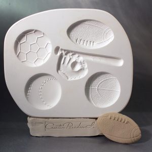 Sports Doodads Sprig for Clay Work