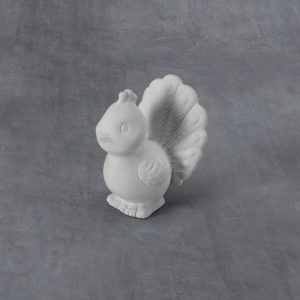 Ceramic Bisque Tiny Tot Grace the Peacock