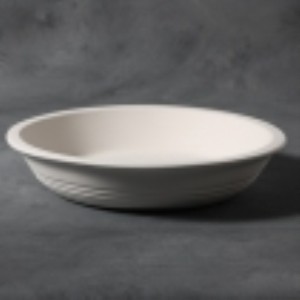 Pie Plate - Stoneware Bisque