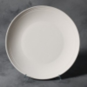 Rimmed Dinner Plate