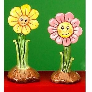 Sm. Flowers (set of 2)(Two styles)- Case of 6