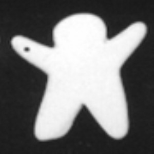 Flat Gingerbread Ornament