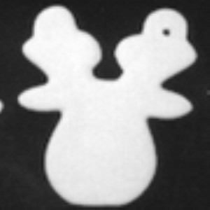 Flat Reindeer Ornament