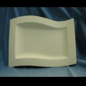 Rectangular Wave Platter