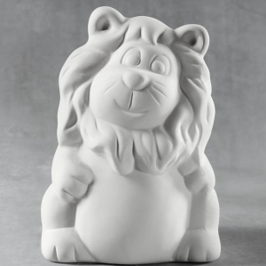 Ceramic Bisque Cute Lion Bank
