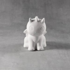 Ceramic Bisque Little Dragon in Ceramic Bisque