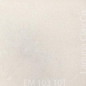 EM-103 White - Low Fire Cone 04 Clay - 25 lbs bag