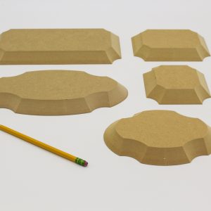 Plaque Pack (5 Piece) Pottery Form Set