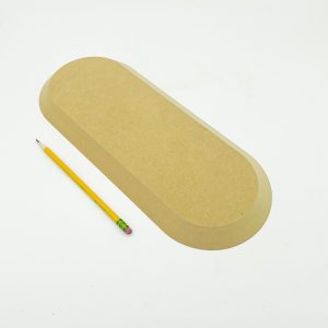 Rounded Rectangle 6 x 15 Pottery Form by GR Pottery Forms