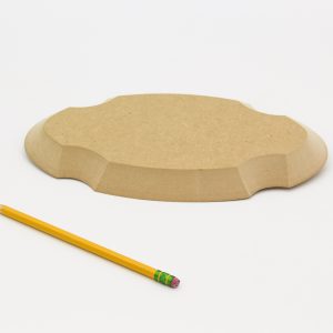 Plaque Oval 5 x 10 inch Pottery  Form by GR Pottery Forms