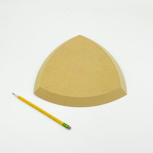 Spherical Triangle 9.5 inch Pottery Form by GR Pottery Forms