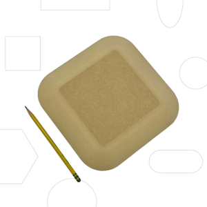 RD2 Square 9-inch Pottery Form by GR Pottery Forms