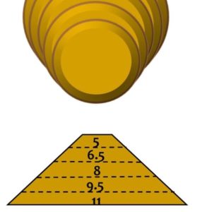 Round Stack (5 piece) Pottery Form Set by GR Pottery Forms
