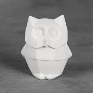 Ceramic Bisque Owl Facetini - Case of 6
