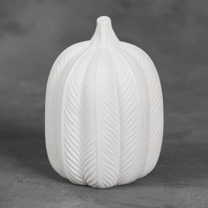 Ceramic Bisque Tall Knit Pumpkin - Case of 4