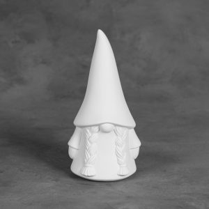 Ceramic Bisque Lindy Gnome - Case of 4