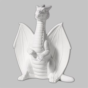 Ceramic Bisque Dragon Bank