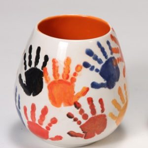 Ceramic Bisque Stemless Wine Tumbler - Case of 6