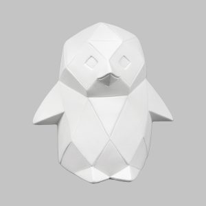 Ceramic Bisque Penguin Facetini - Case of 6