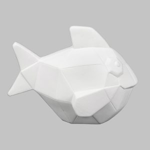 Ceramic Bisque Fish Facetini - Case of 6
