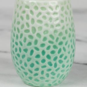 Ceramic Bisque Hammered Tumbler