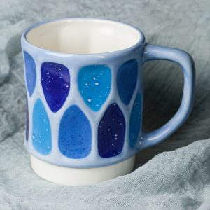 Ceramic Bisque Retro Mug