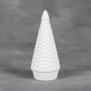 Ceramic Bisque Small Wicker Tree
